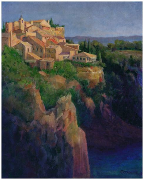 Village on a Cliff
